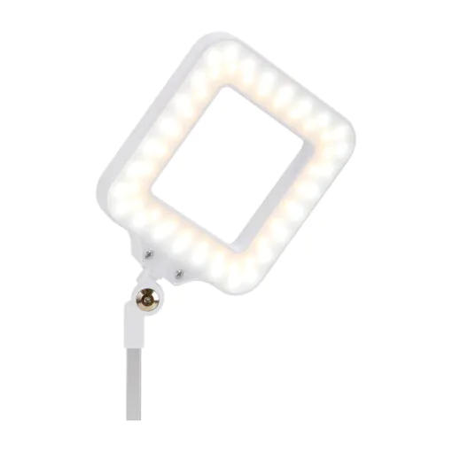 Pöytävalaisin Elegante LED Square 804, valkoinen