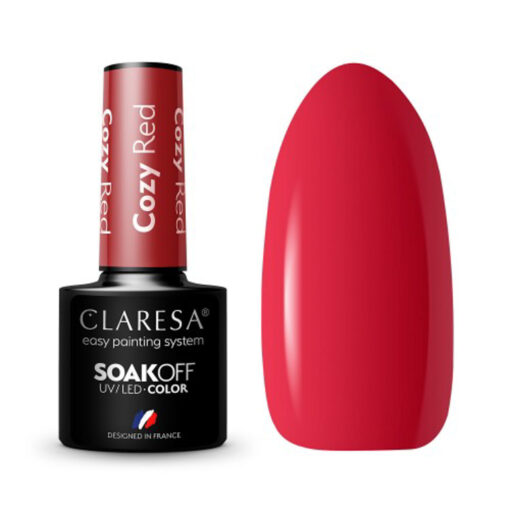 CLARESA COZY RED hybridilakka, 5 ml