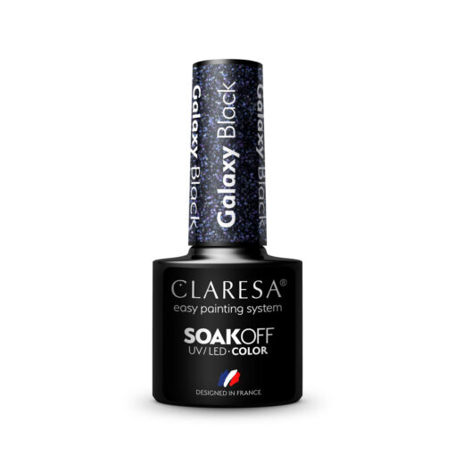 CLARESA GALAXY BLACK hybridilakka, 5 ml