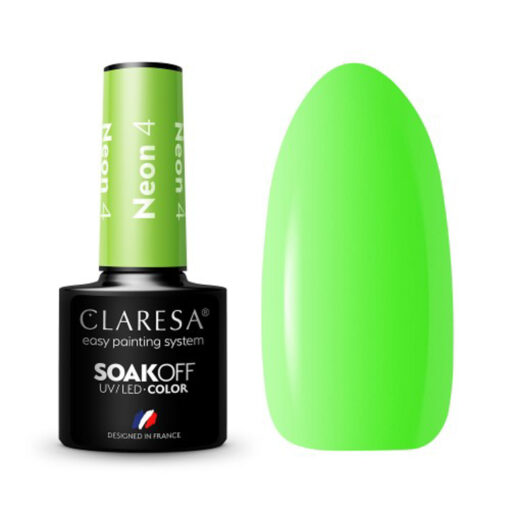 CLARESA NEON 4 hybridilakka, 5 ml