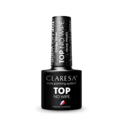 CLARESA TOP NO WIPE Glitter SILVER 5 ml