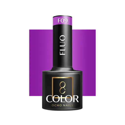 OCHO NAILS fluoresoiva hybridilakka F09 FLUO 5 ml