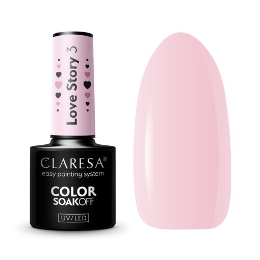 CLARESA Love Story 3 hybridilakka, 5 ml