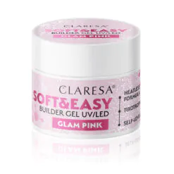 Claresa SOFT&EASY Builder Gel GLAM PINK, rakennusgeeli, 12 g