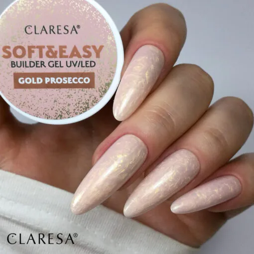 Claresa SOFT&EASY Builder Gel, Light Beige, rakennusgeeli, 90 g