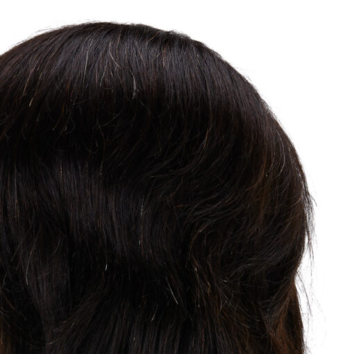 Harjoituspää Gabbiano WZ3, luonnolliset hiukset, väri 1H, pituus 8" - Harjoituspää luonnolliset hiukset