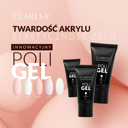 CLARESA POLI GEL Persikka 30 g